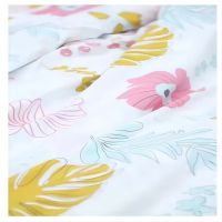 愉悦之家 馈客全棉床单 春意小花 银杏树叶