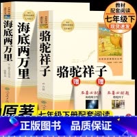 [人教版]海底两万里+骆驼祥子 [正版]人教版骆驼祥子和海底两万里原著人民教育出版社老舍七年级下册必读名著课外书初中生版