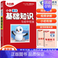 语文[基础知识] 小学通用 [正版]2025小白鸥星空小升初分类卷语文数学英语五年真题超详解人教版小学升学重点中学招生卷