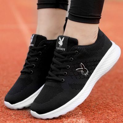精品特卖-花花公子PLAYBOY女鞋秋季新款网面透气运动鞋女跑步鞋女学生鞋休闲健步鞋