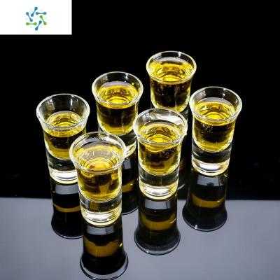 玻璃高脚白酒杯子弹杯一口杯烈酒杯小酒盅酒壶酒杯套装家用三维工匠11号白酒杯6只