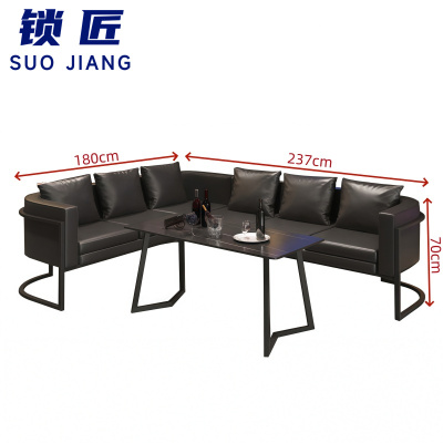 锁匠 沙发组合L型+茶几套