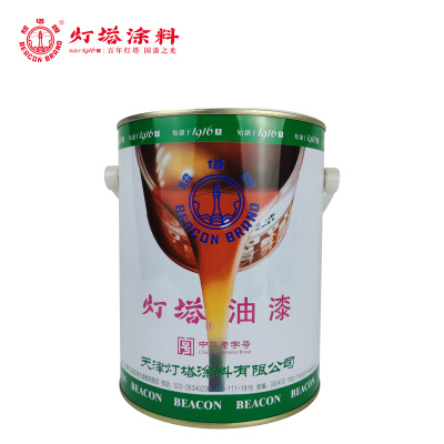 灯塔牌 水性调合漆(中绿色)3kg/桶