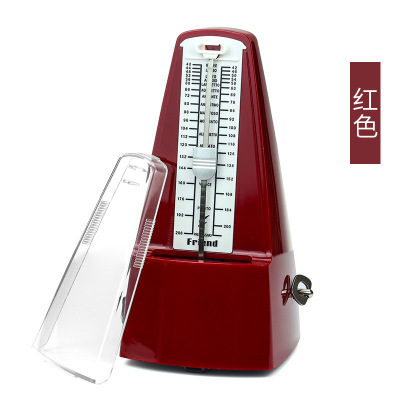 基础款酒红塔式机械节拍器钢琴吉他小提琴古筝德国wittner技术精品节拍器