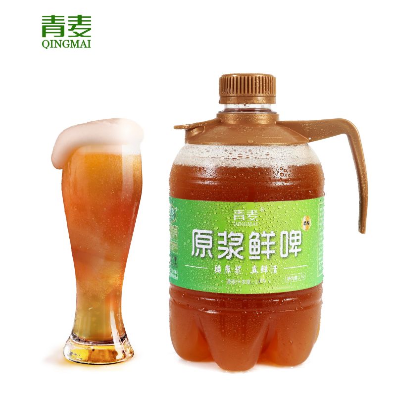 青麦14°精酿原浆鲜啤 1.