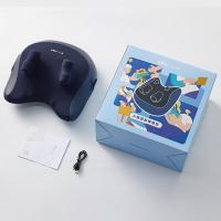 小熊(Bear)腰部按摩器 颈椎按摩器 腰部肩颈按摩仪 热敷便携按摩枕 AMQ-H19W6-P01 蓝色