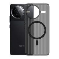KONEL 适用于红米K80瓦楞防滑背板磁吸手机壳防刮耐磨设计不沾指纹手汗适用于红米K80pro