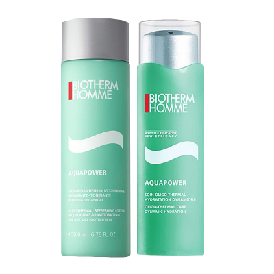 碧欧泉(BIOTHERM)水动力护肤两件套(爽肤水200ml+保湿乳液75ml)男士面部护肤套装深层清洁保湿补水