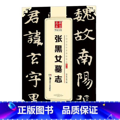[正版] 张黑女墓志中国书法传世碑帖 毛笔软笔书法字帖简体旁注成人初学楷书毛笔字帖张玄墓志魏碑湖南美术出版社