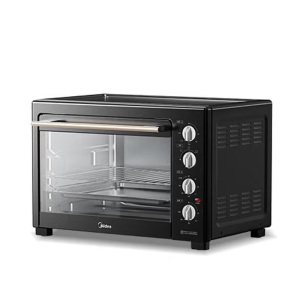 美的(Midea)电烤箱 MG38CB-AA 大烘焙空间上下一体控温 烤蛋糕蛋挞 长通定时 防爆钢化玻璃门38L大容量
