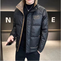 新款男士羽绒服冬季加厚款休闲保暖舒适男装衣服外套时尚冬季
