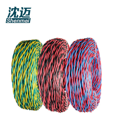 沈迈 低烟无卤耐火软电线 WDZN-RVS-2*2.5mm²(95米) /捆