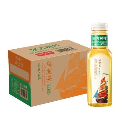 农夫山泉东方树叶原味&复合茶饮料500ml*15瓶整箱 乌龙茶