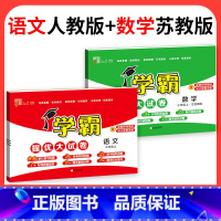 ❤❤[江苏专用♥2本]:语文+数学 二年级下 [正版]2023学霸提优大试卷二年级一三四五六年级下册上册语文数学英语人教