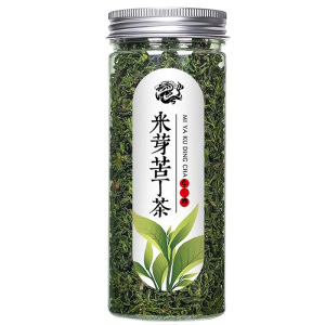 痴福 小叶苦丁茶青山绿水茶叶新茶米芽苦丁茶芽头嫩芽苦丁遇水复活花草茶 龙pet小叶苦丁芽头1罐80克 龙pet小叶苦丁芽头1罐80克