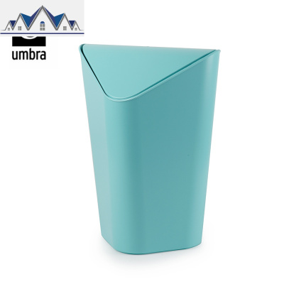 分类垃圾桶家用带盖筒创意北欧卧室客厅厨房厕所摇盖纸篓ins 三维工匠