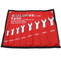 世联双呆开口扳手组套 8件 套