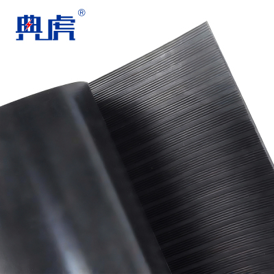 典虎 高压绝缘垫 黑色条纹 25kv 10米*1米*8mm 卷