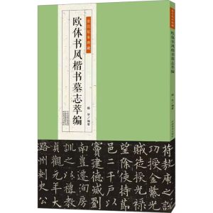 正版新书]欧体书风楷书墓志萃编杨华 编9787540163778