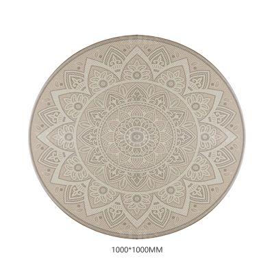 翌嘉YJ40802116 客厅沙发地毯免洗可擦圆形地垫