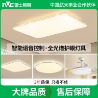 雷士照明NVC 全光谱护眼吸顶灯语音智能遥控吸顶灯客厅灯卧室灯吊灯灯具套餐浪漫满天星现代简约灯具客厅吸顶灯组合