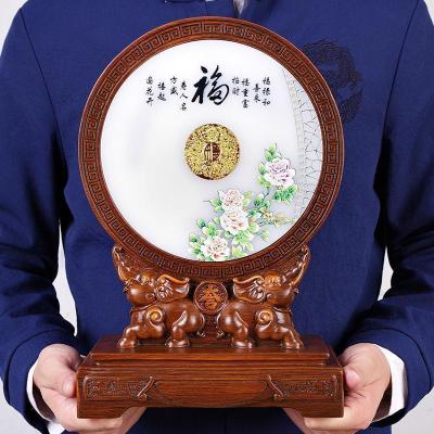 美帮汇平安扣摆件乔迁新居工艺品开业礼品摆设家居饰品客厅酒柜装饰