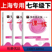 [正版]2024一课一练国一下册语文数学英语华东师大版一课一练七下7年级下第二学期沪教版上海初一下学期练习簿下册沪教版