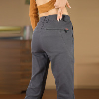 春秋新款休闲裤男士休闲裤直筒商务上班工作男裤子百搭休闲长裤子