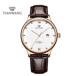 [支持后盖定制刻字服务]天王表手表沧海系列男士皮带石英表男表时尚潮流女表情侣表31132