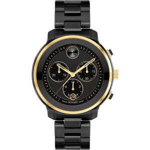 Movado女士石英表陶瓷表带39mm防水轻奢时尚腕表