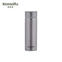 珂美芙 纯钛内胆茶水分离温显保温杯 银灰色420ml 个