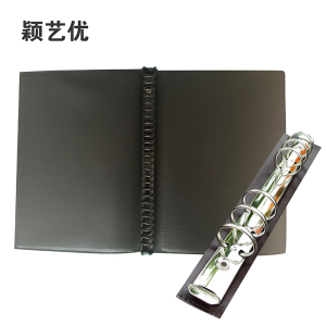 颖艺优 皮面活页会议记录笔记本工作手册 210X285mm 个