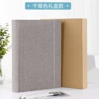 日本相册影集6寸相册本插页式家庭纪念册手工情侣相薄日式简约 三维工匠 千草色礼盒款(放6寸或4R照片300张)
