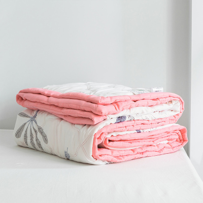 家柏饰(CORATED)[花型随机]水洗棉夏被空调夏季夏凉被单双人被子被芯