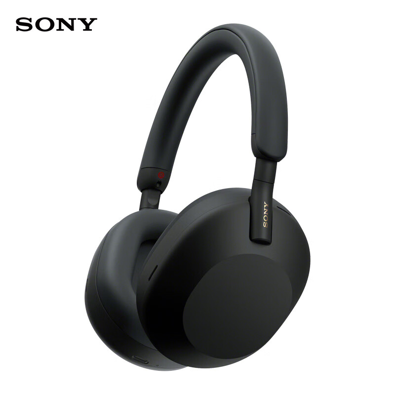索尼(SONY)WH-1000XM5 头戴式无线降噪耳机 AI智能降噪 黑色 高考祝福礼物
