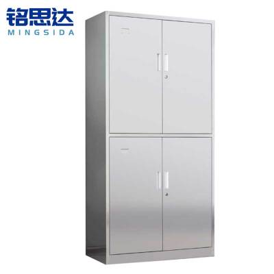 铭思达不锈钢药品柜通双节台