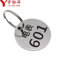 宇恒洋 不锈钢号码牌 30*30mm 个