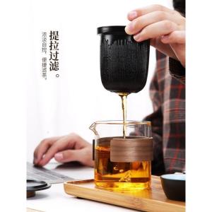 家柏饰(CORATED)便携包旅行功夫茶具套装简约快客杯一壶四杯随身茶壶泡茶杯定制