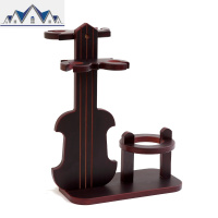 创意红酒架红酒杯架高脚杯架倒挂酒杯架酒瓶架红酒架摆件家用 三维工匠收纳层架