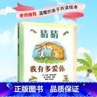 [正版]猜猜我有多爱你精装硬壳绘本一年级幼儿园0-2-3-6-8岁宝宝故事书幼儿童绘本亲子共读情商启蒙早教老师阅读非注