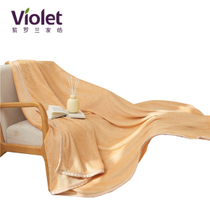 紫罗兰纯色法兰绒毯150x200cm 款号:VDZLPMT13234