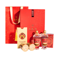 五粮液 经典五粮液和美之礼礼盒 经典五粮液52度100ml*2 浓香型白酒