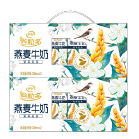 伊利谷粒多颗粒茉莉花茶燕麦牛奶两箱12瓶*200ml