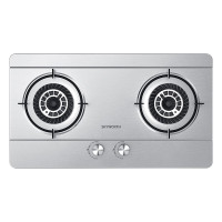 创维 燃气灶双灶具 4.8kw大火力天然气双灶 家用猛火炉具 台式/嵌入式不锈钢灶台 JZT-Z68 天然气