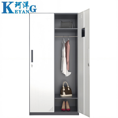 珂洋 更衣柜 灰白拆装二门 台