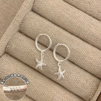 纯银海星耳扣小众独特耳环设计感小众2025新款耳饰女款高级感送女朋友老婆情人节七夕生日礼物