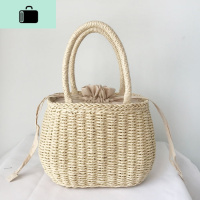 2020新款 韩版小清新编织编包 沙滩包度假夏季女包网红推荐NEW LAKE女士单肩包