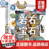 DK儿童图解百科全书岩石与宝石揭秘地球地理岩石地球变迁恐龙化石 6-12-15周岁青少年科普书籍探秘中小学生课外读物博物