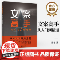 店 文案高手 从入门到精通 苏芯 广告电商文案新媒体运营书籍 策划实用文案与活动策划文案训练手册文案基本修养文案素材