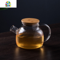 可高温锤纹冷水壶 家用大容量凉水壶水杯套装ins北欧风 FENGHOU 1L大口锤纹壶+4个锤纹杯